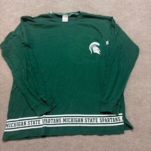 Victoria’s Secret PINK Michigan State Spartans Long Sleeve 1878